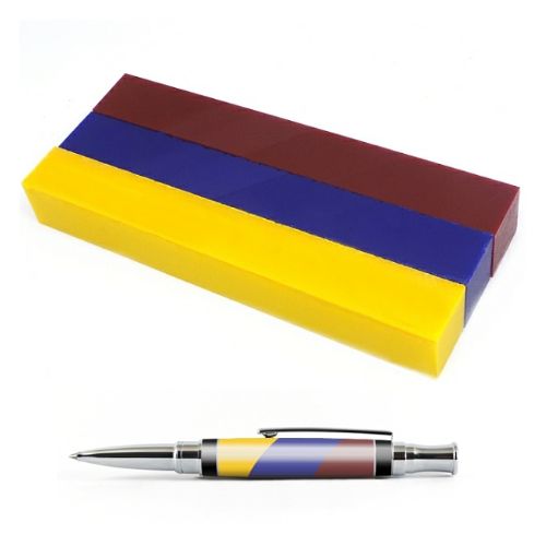 Military - pen blanks in regimental colours